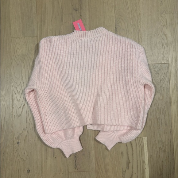 Edikted Pink Ribbed Cardigan - Picture 3 of 3